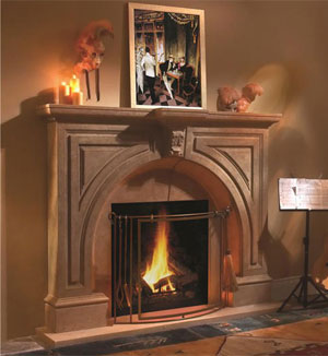 Atlanta fireplace mantel
