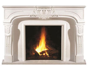 1107 fireplace stone mantel