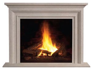 1114L fireplace stone mantel