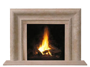 1115.11 fireplace stone mantel