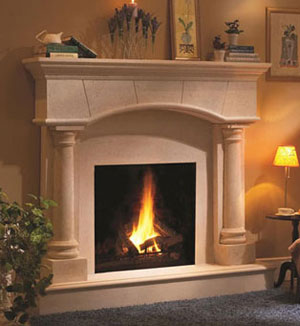 1130.70.531 fireplace stone mantel