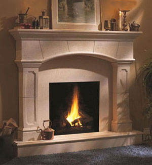 1130.80.530 fireplace stone mantel