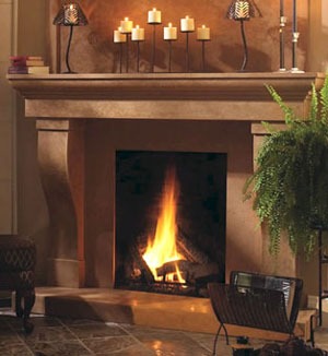 1147.599 fireplace stone mantel