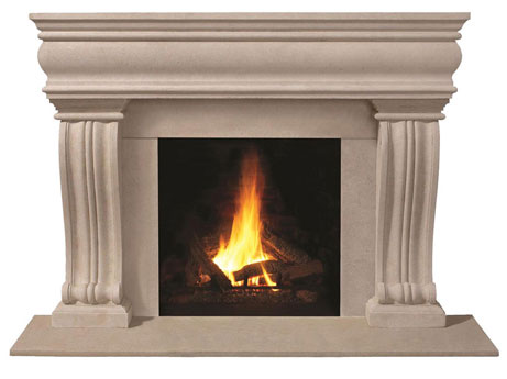 1106.536-gs fireplace stone mantel