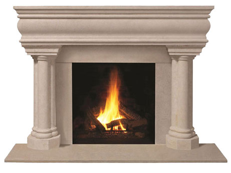 1106.555-gs fireplace stone mantel