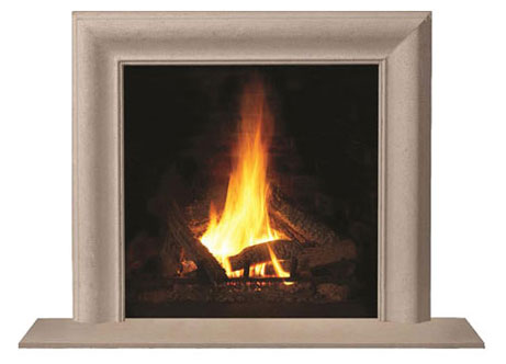1115.7 fireplace stone mantel