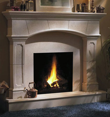 1130.80.530 fireplace stone mantel