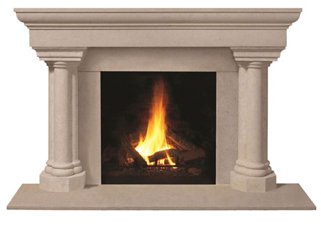 1147.555-gs fireplace stone mantel