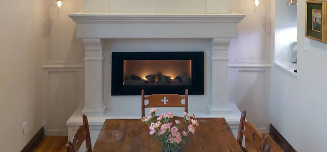 Fireplace Makeover with Omega Mantels