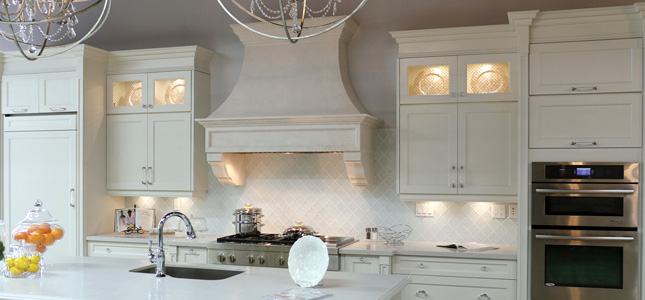 A cast stone hood for any space