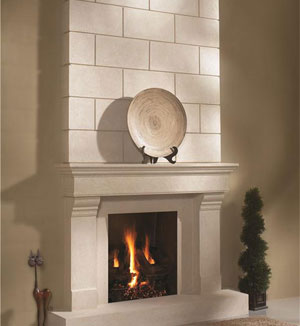 Classic fireplace mantel