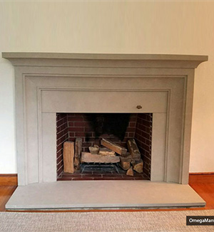 1114L cast stone fireplace mantels Fine Home Details Providence Rhode Island