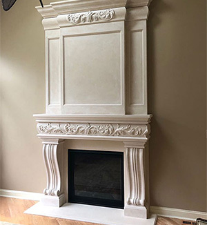 1136.536 Regal Astria fireplace cast stone mantel Atlanta