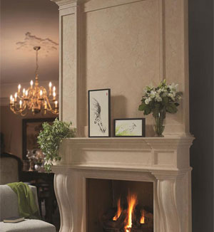 Fresno fireplace mantel