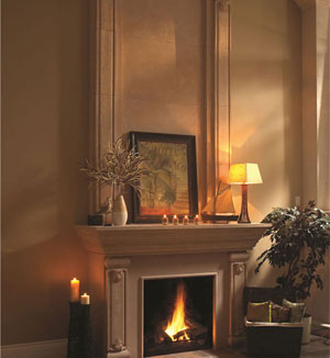 Valencia fireplace mantel