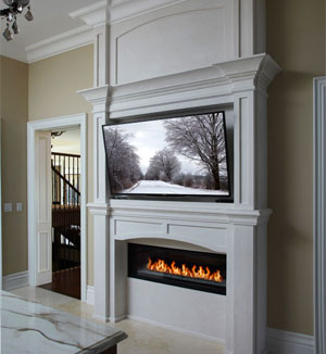 Custom fireplace