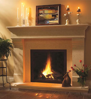 Fireplace mantel