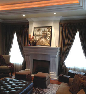 Cast stone fireplace mantel custom