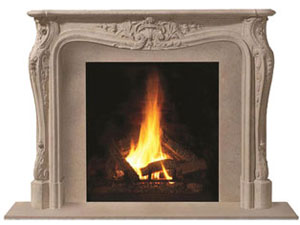 1101 fireplace stone mantel