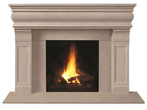 1106.511 fireplace stone mantel