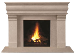 1106.556 fireplace stone mantel