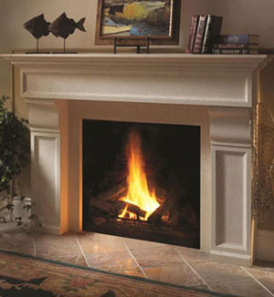 1111.511 fireplace stone mantel