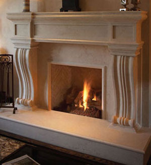 1143.536 fireplace stone mantel