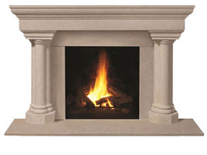 1147.555 fireplace stone mantel