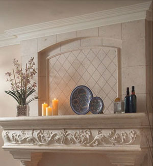 Caledon fireplace stone overmantel