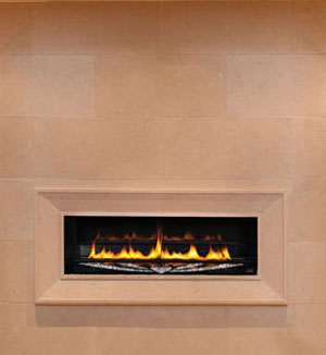 Stone fireplace slabs