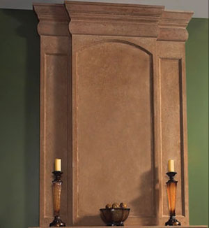 Trevi fireplace stone overmantel