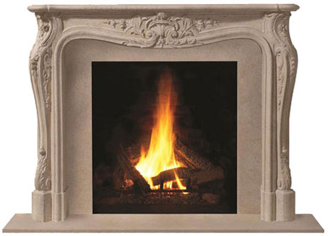 1101 fireplace stone mantel