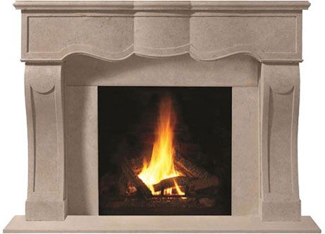 1104.527 fireplace stone mantel