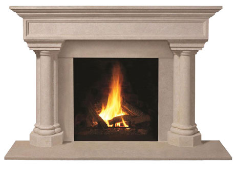 1111.555-gs fireplace stone mantel