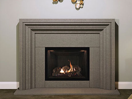 4124.10 & Ambiance Intrigue 36 Groove Gas Fireplace