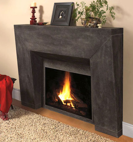 7703 fireplace stone mantel