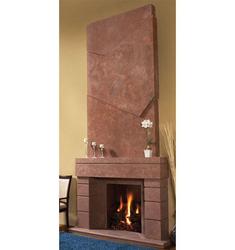 SOHO cast stone overmantel