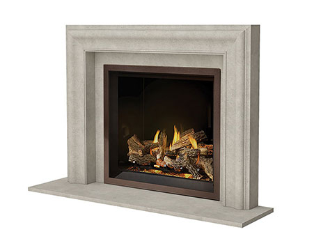 4115.7-GS fireplace stone mantel